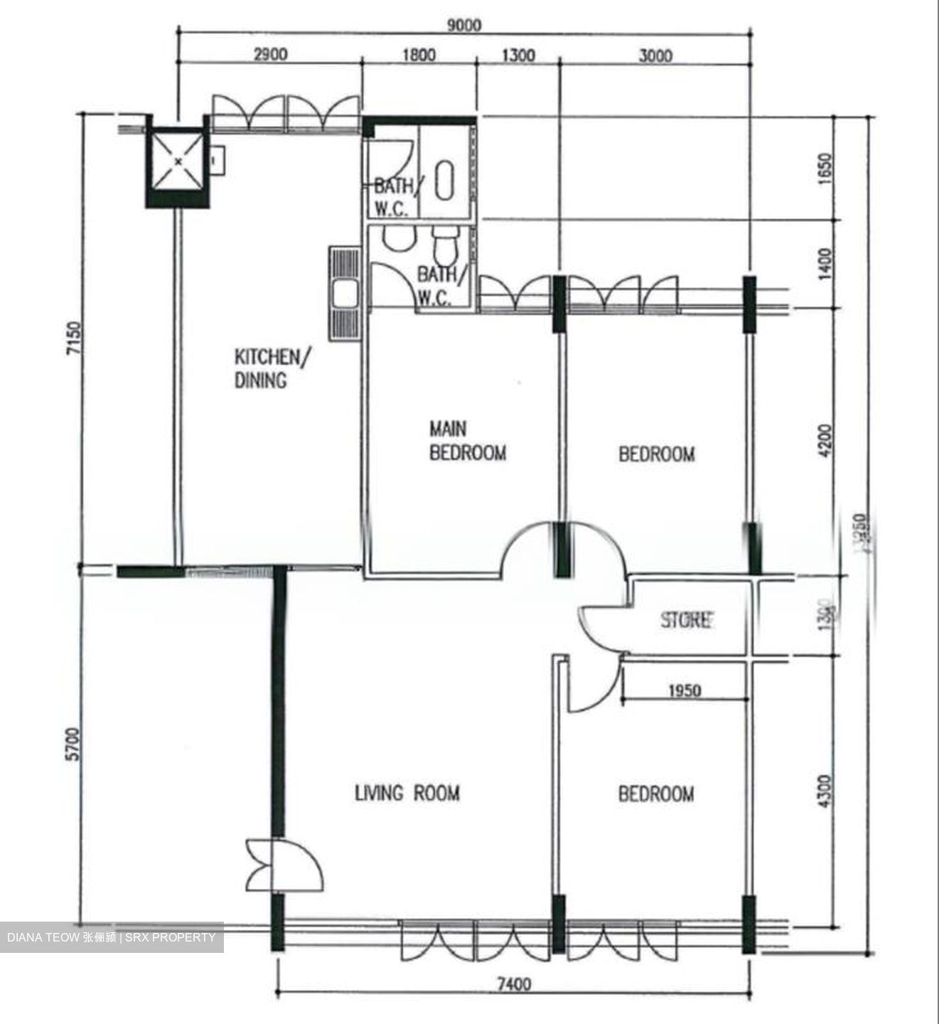 Blk 350 Clementi Avenue 2 (Clementi), HDB 4 Rooms #558265641